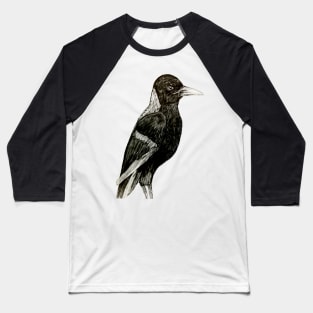 Young Australian Magpie Baseball T-Shirt